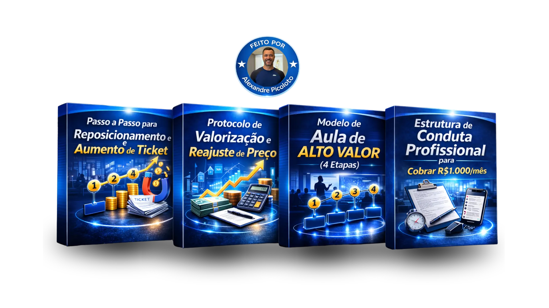 Pacote completo da Imersão Ao Vivo Personal 1K com selo Feito por Alexandre Picoloto